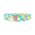 Easter Chick Dog Collar - metal silver
