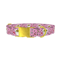 Noodle Takeout Dog Collar - metal gold