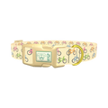 Colorful Bicycle Dog Collar - plastic gold