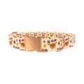 Festive Deer Gift Dog Collar - metal rose gold