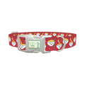 Cute Noodle Dog Collar - plastic silver