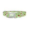Santa Hat Candy Dog Collar - plastic silver