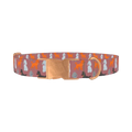 Poodle Dog Collar - metal rose gold