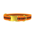 Halloween Rhombus Dog Collar - metal gold