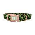 Halloween Scary Eyes Dog Collar - plastic rose gold