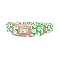 Floral Easter Egg Dog Collar - plastic rose gold