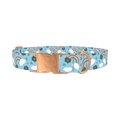 St. Patrick's Rainbow Dog Collar - metal rose gold