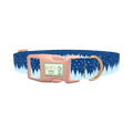 Christmas Forest Dog Collar - plastic rose gold