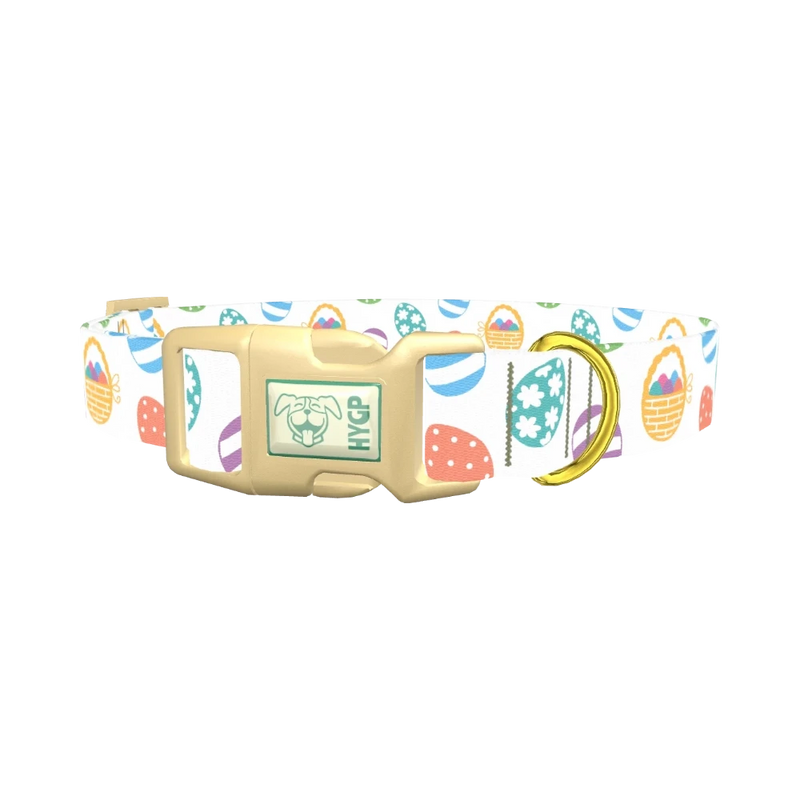 Easter Basket Dog Collar - plastic gold