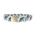 Bass Fish Dog Collar - metal silver