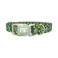 Tennis Sport Dog Collar - plastic silver