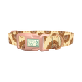 Mandala Pattern Dog Collar - plastic rose gold