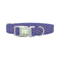 Geometric Animal Dog Collar - plastic silver