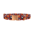 Basketball Theme Dog Collar - metal rose gold