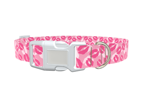 Valentine Lips Dog Collar