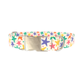 Starfish Mix Dog Collar - metal rose gold