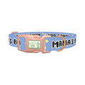 Mamas Boy Dog Collar - plastic rose gold