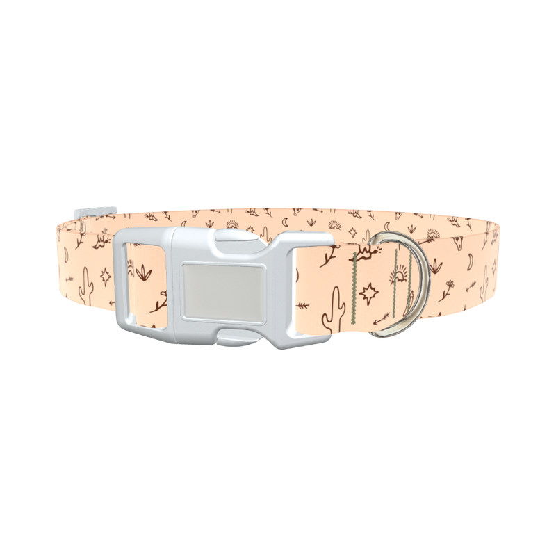 Southwestern Desert Dog Collar - plastic gold