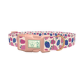 Fruit Strawberry Dog Collar - plastic rose gold