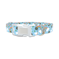 St. Patrick's Rainbow Dog Collar - plastic rose gold