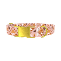 Tribal Triangle Dog Collar - metal rose gold
