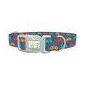 Umbrella Rain Dog Collar - plastic silver