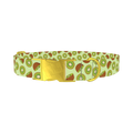 Kiwi Fruit Dog Collar - metal gold