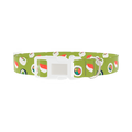 Sushi Pattern Dog Collar - plastic silver