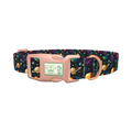 Space Planet Dog Collar - plastic rose gold
