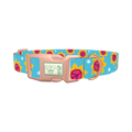 Peace Sunflower Dog Collar - plastic rose gold
