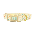 Colorful Reindeer Dog Collar - plastic gold