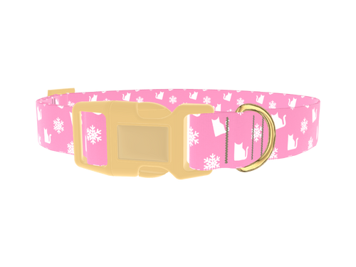 Snowflake Cat Dog Collar
