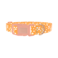 Yellow Blossom Dog Collar - plastic rose gold