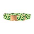 Kawaii Pickles Dog Collar - metal rose gold