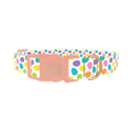 Colorful Easter Egg Dog Collar - plastic rose gold