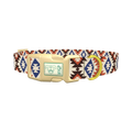 Aztec Star Dog Collar - plastic gold