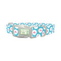 Easter Egg Heart Dog Collar - plastic silver