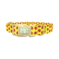 Ladybug Pattern Dog Collar - plastic gold