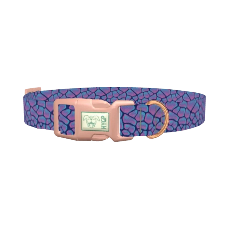 Geometric Animal Dog Collar - plastic rose gold