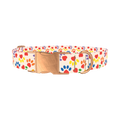 Heart Paw Dog Collar - metal rose gold