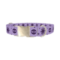 Mystical Star Dog Collar - metal silver