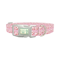 Christmas Ho Ho Ho Dog Collar - plastic silver