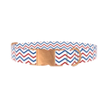 Patriotic Chevron Dog Collar - metal rose gold