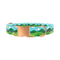 Landscape Hills Dog Collar - metal rose gold
