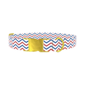 Patriotic Chevron Dog Collar - metal gold