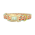 Rose Gold Chain Dog Collar - plastic gold