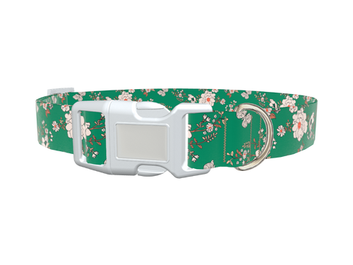 Floral Butterfly Dog Collar
