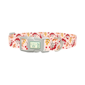 Autumn Rowanberry Dog Collar - plastic silver