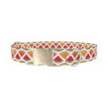 Fruit Slice Dog Collar - metal silver