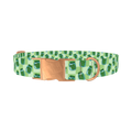Pickle Jar Dog Collar - metal rose gold
